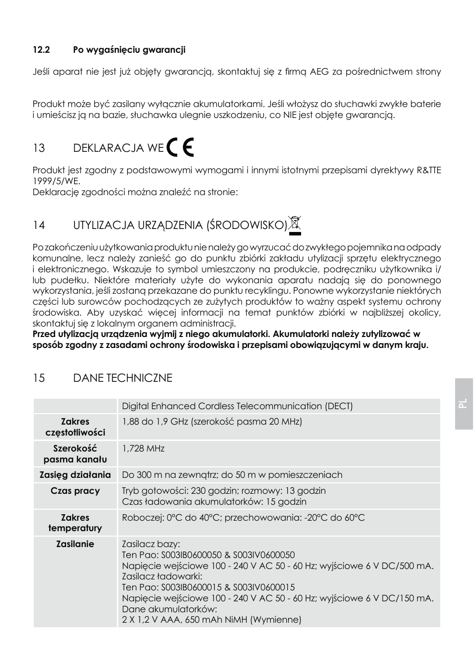 AEG Eclipse 15 User Manual | Page 91 / 144
