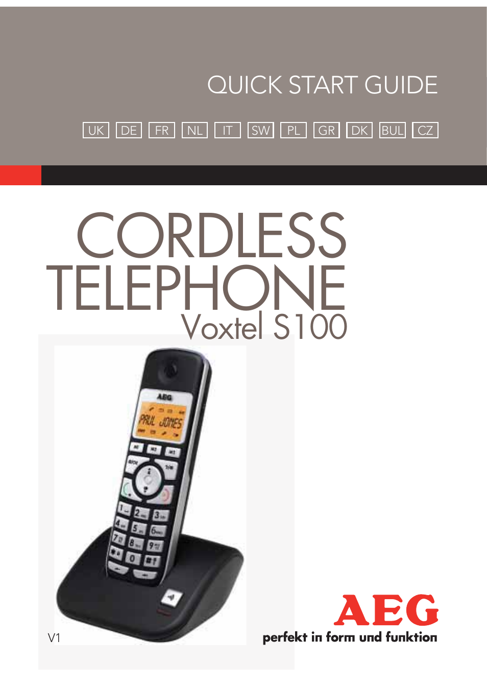 AEG Voxtel S100 User Manual | 198 pages