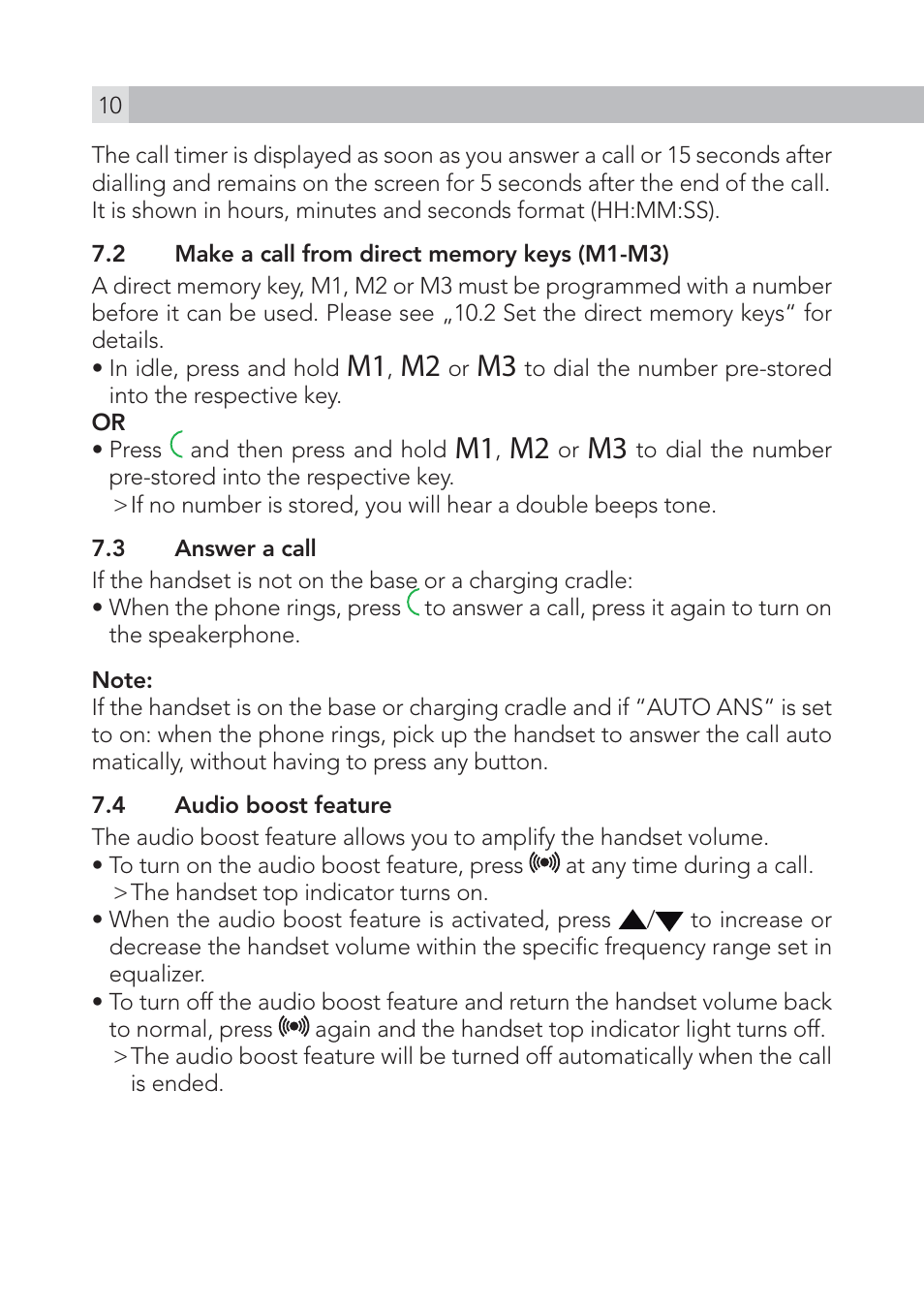 AEG Voxtel S100 User Manual | Page 10 / 198