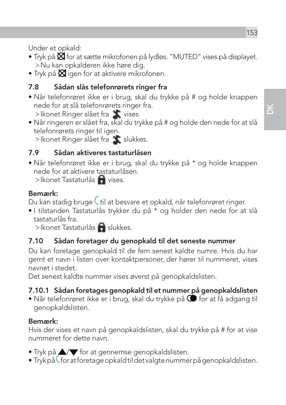 En dk | AEG Voxtel S100 User Manual | Page 153 / 198