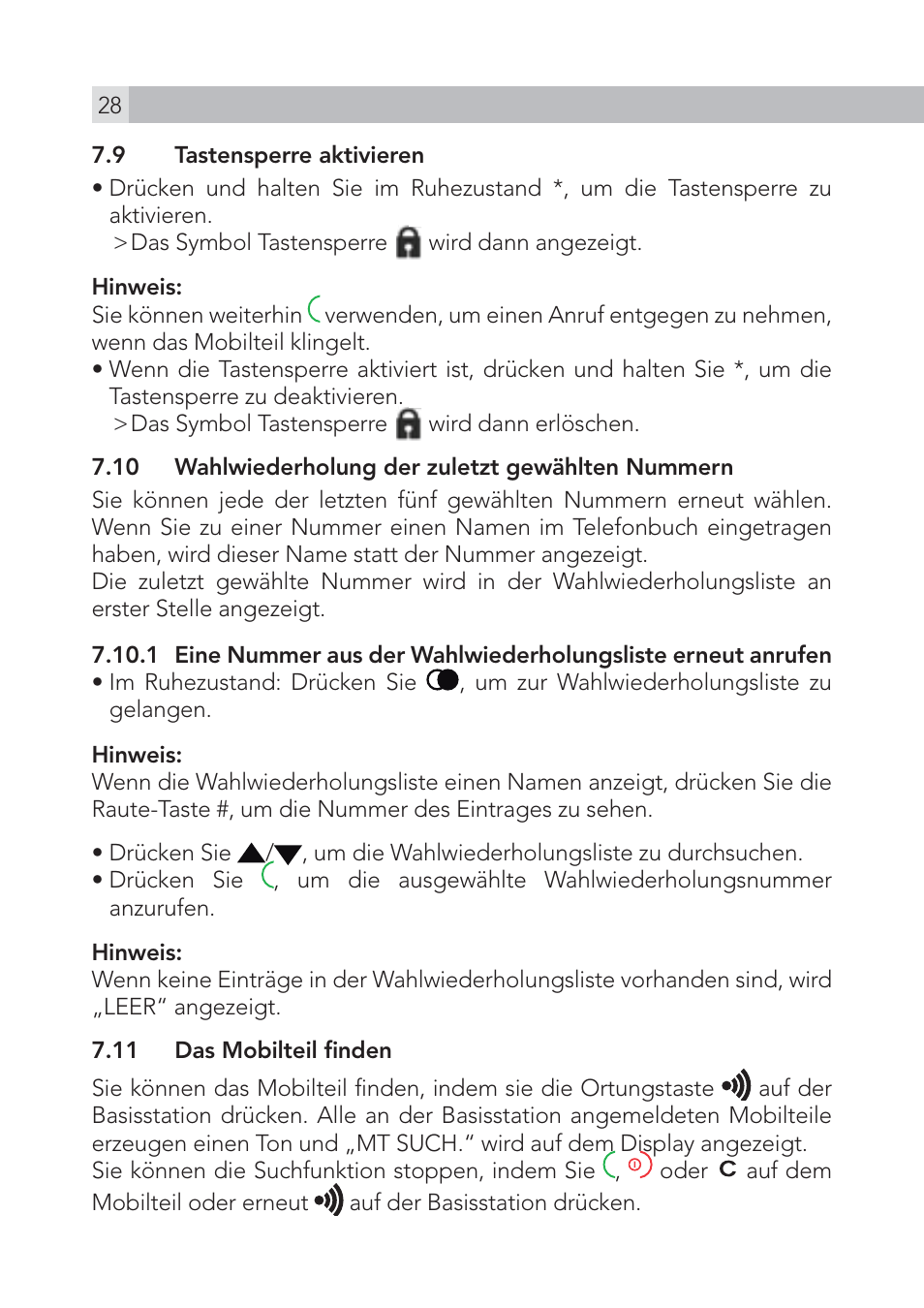 AEG Voxtel S100 User Manual | Page 28 / 198