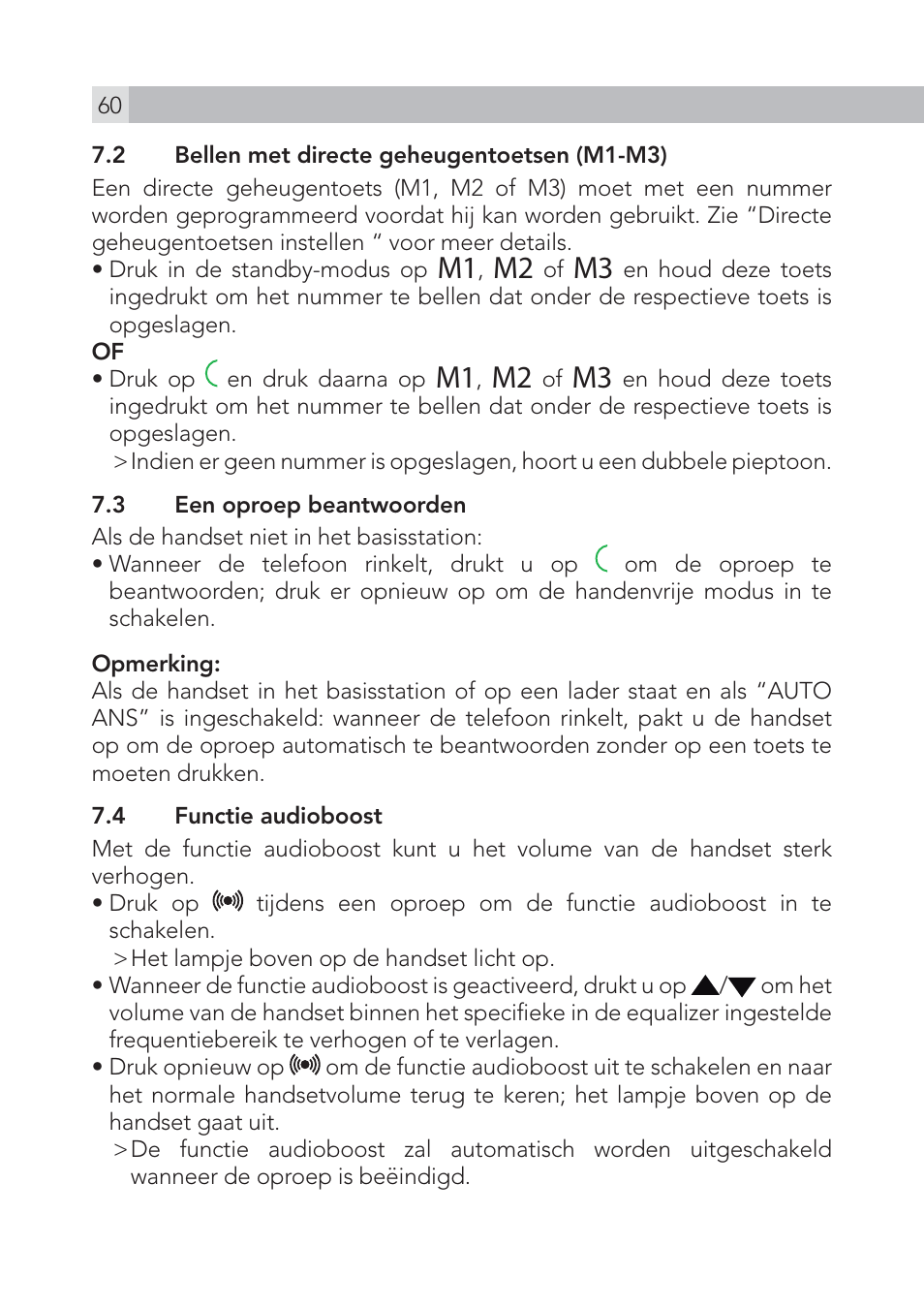 AEG Voxtel S100 User Manual | Page 60 / 198