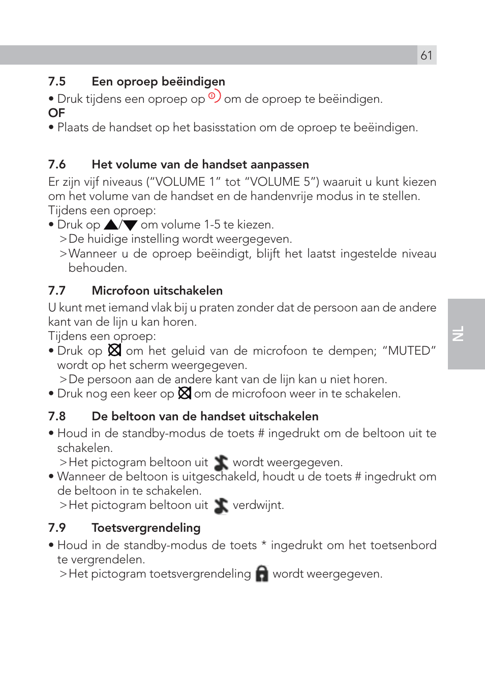 AEG Voxtel S100 User Manual | Page 61 / 198