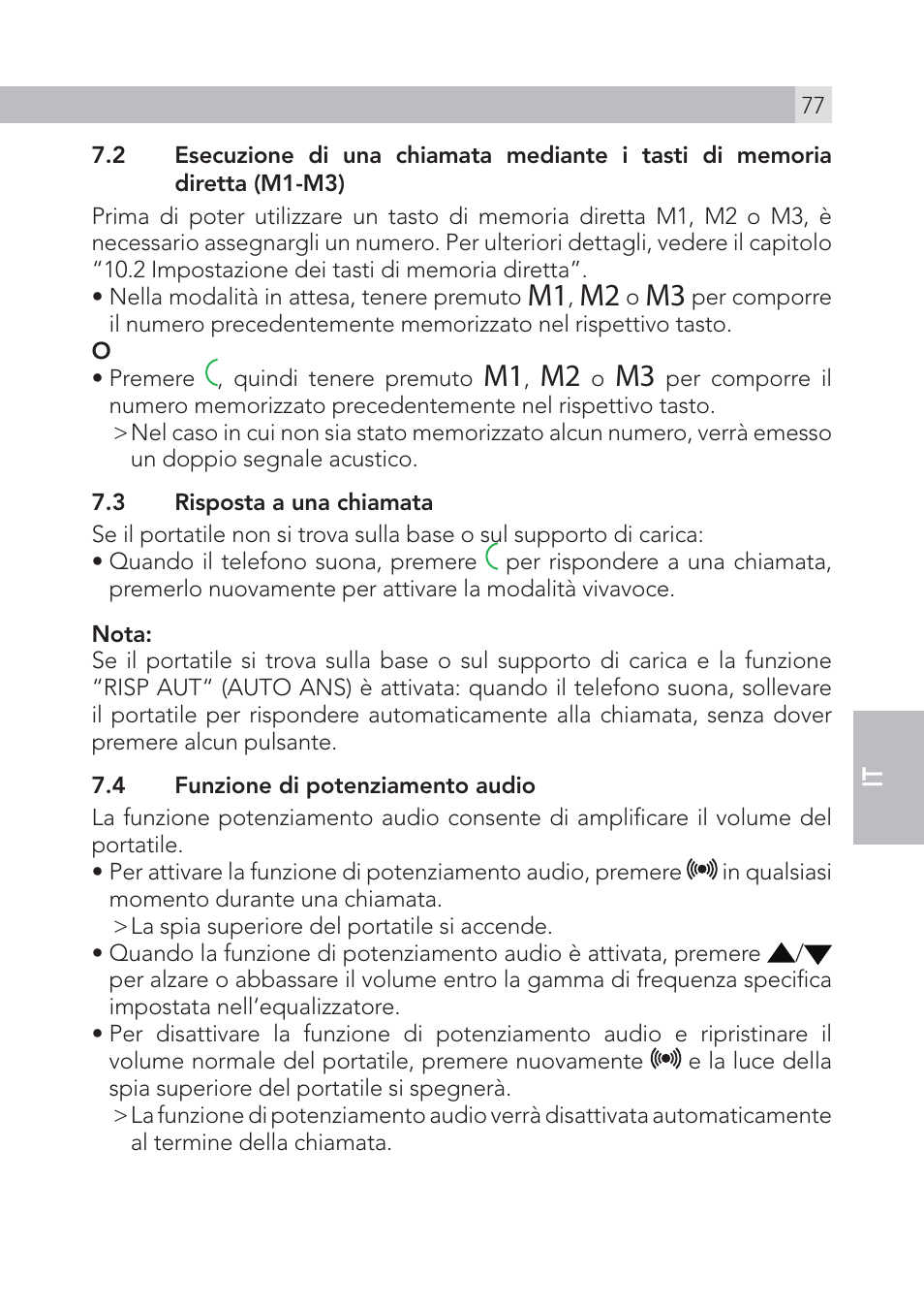 AEG Voxtel S100 User Manual | Page 77 / 198