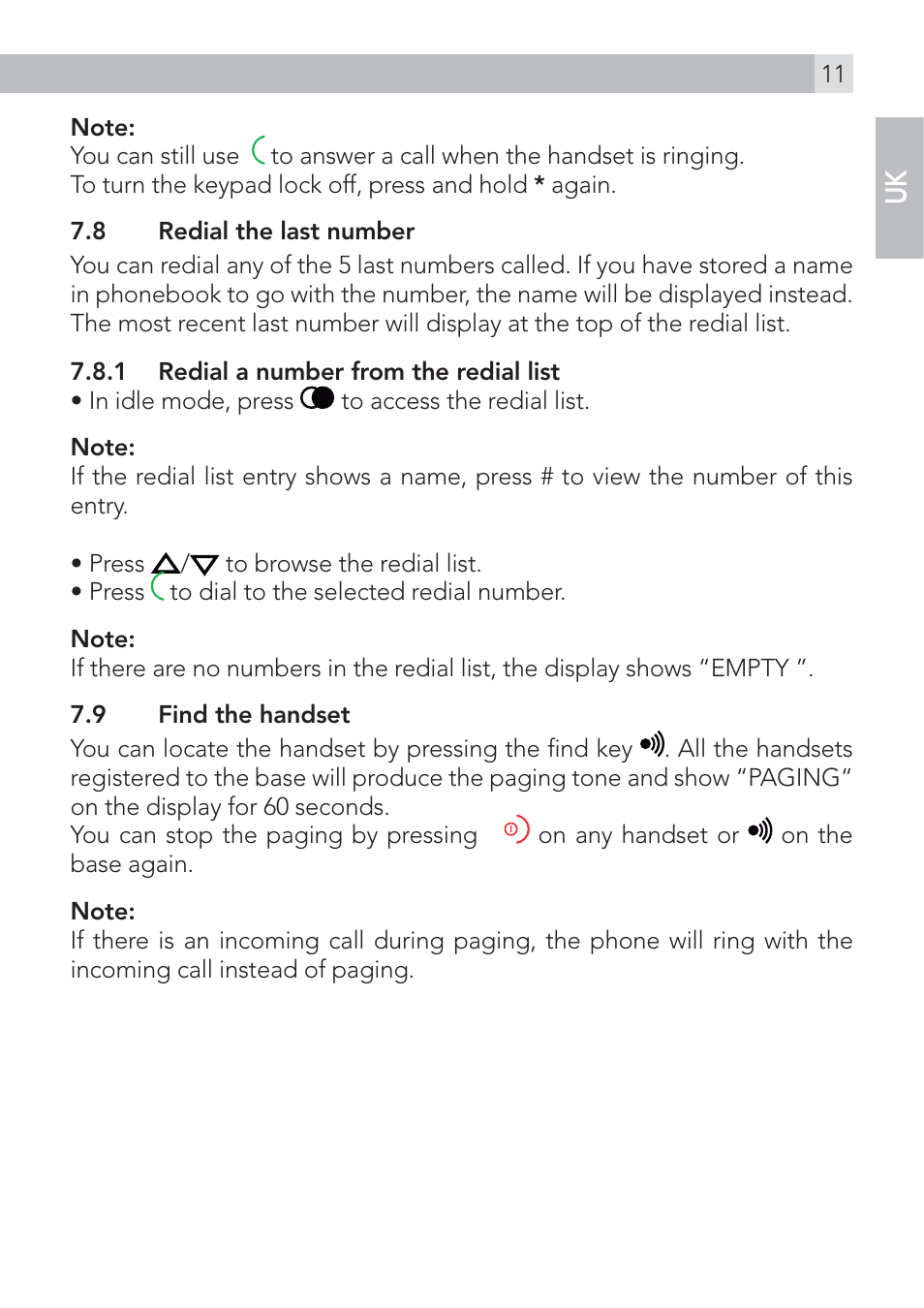 AEG Voxtel D100 User Manual | Page 11 / 38