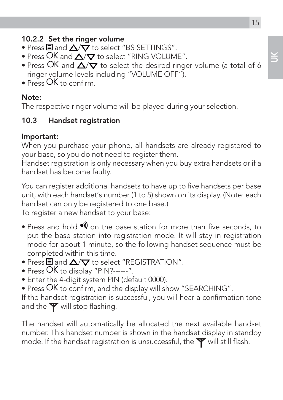 AEG Voxtel D100 User Manual | Page 15 / 38