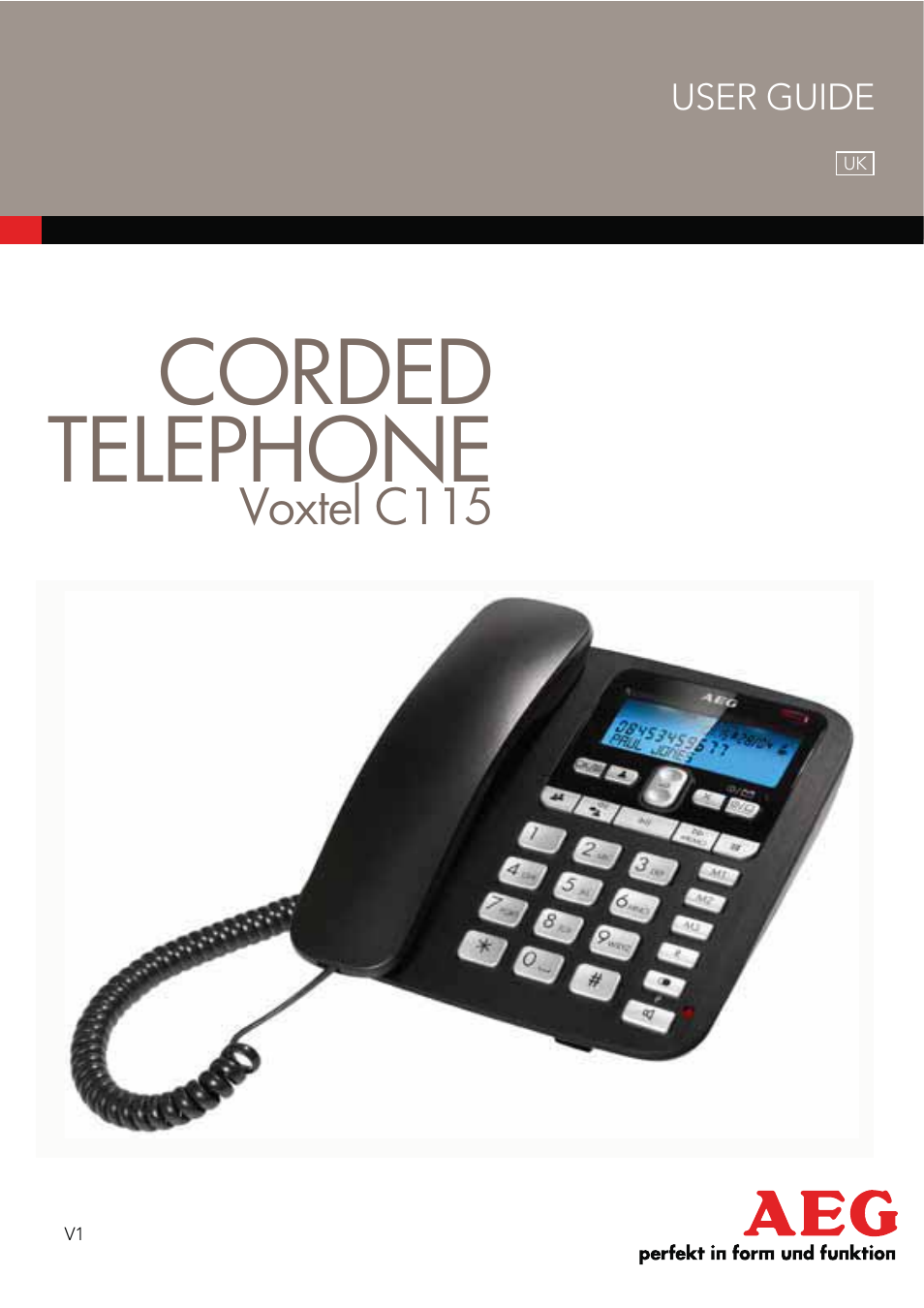 AEG Voxtel C115 User Manual | 22 pages