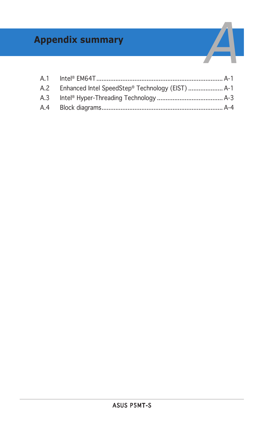 Asus Motherboard P5MT-S User Manual | Page 172 / 176