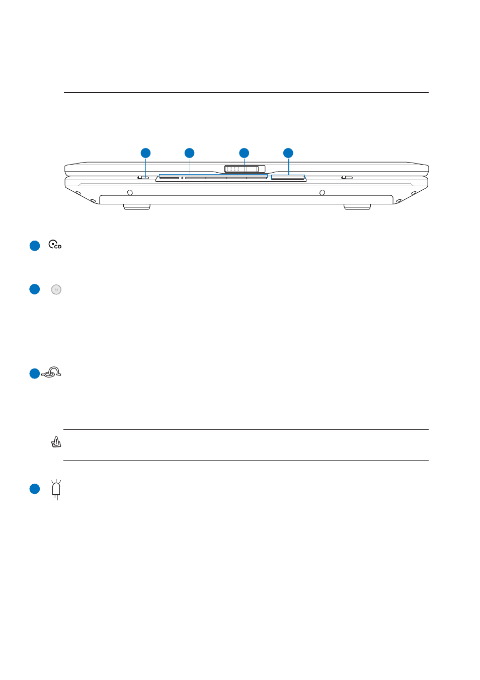 Front side | Asus E2224 User Manual | Page 19 / 72