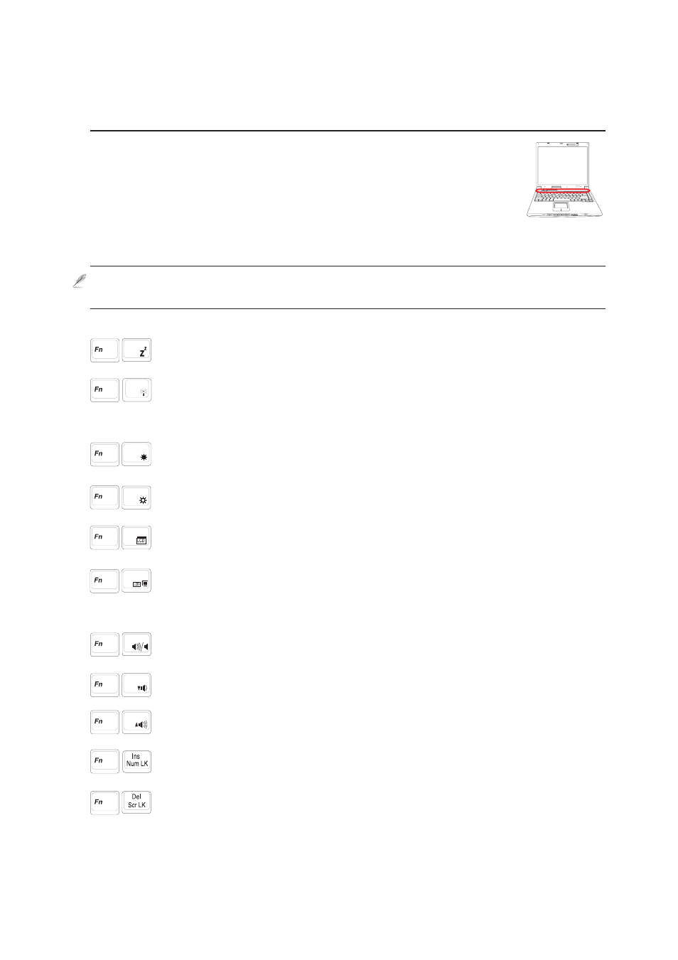 Special keyboard functions, Colored hot keys, 29 getting started | Asus E2224 User Manual | Page 29 / 72