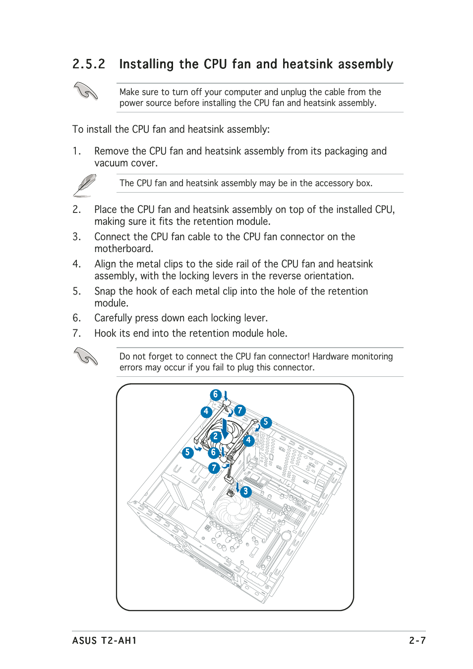 Asus Terminator 2 Barebone System T2-AH1 User Manual | Page 27 / 122