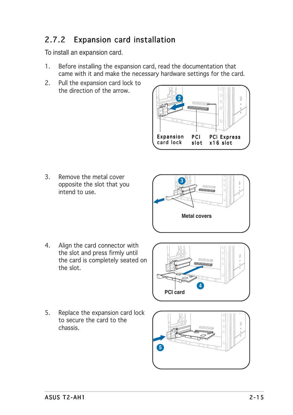 Asus Terminator 2 Barebone System T2-AH1 User Manual | Page 35 / 122