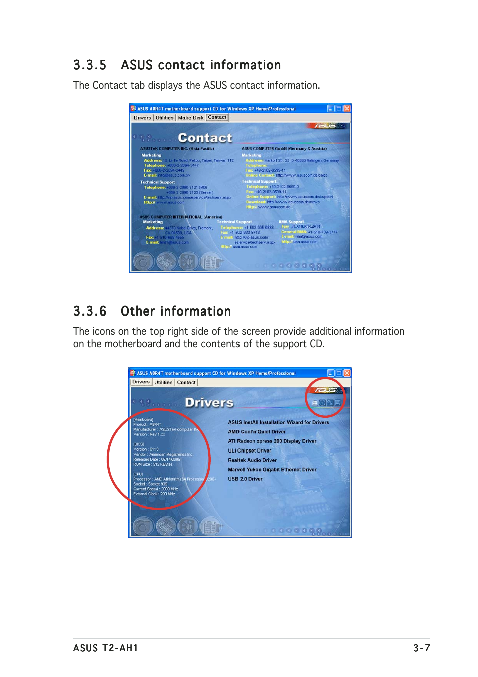 Asus Terminator 2 Barebone System T2-AH1 User Manual | Page 53 / 122