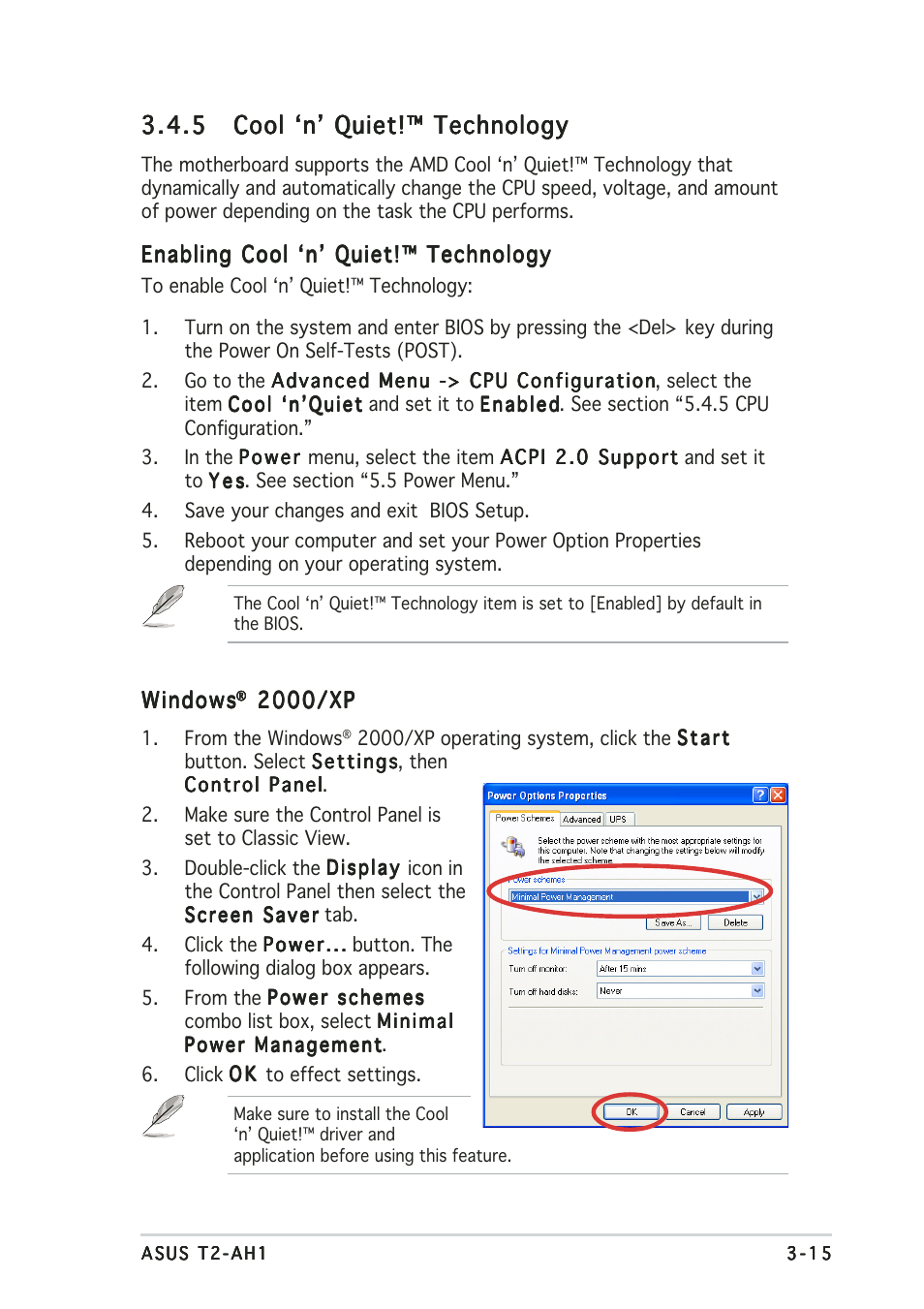 Asus Terminator 2 Barebone System T2-AH1 User Manual | Page 61 / 122