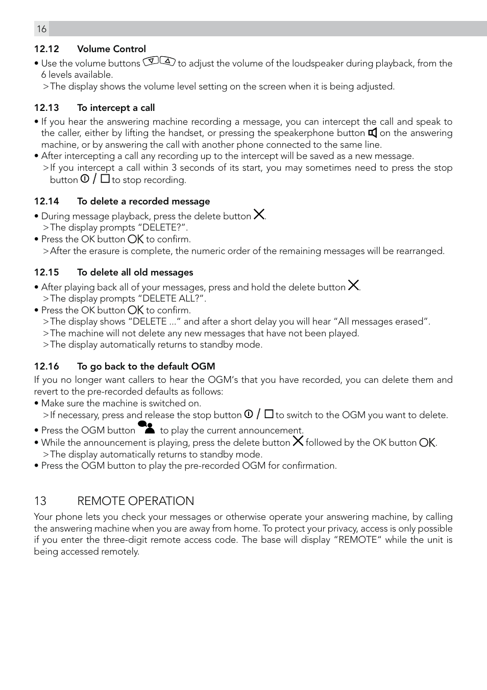 13 remote operation | AEG Style 15 User Manual | Page 16 / 20
