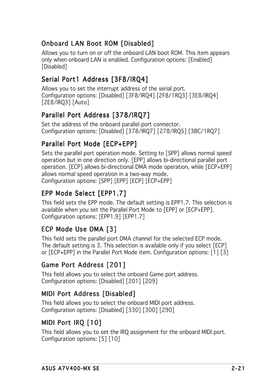 Asus A7V400-MX SE User Manual | Page 57 / 72