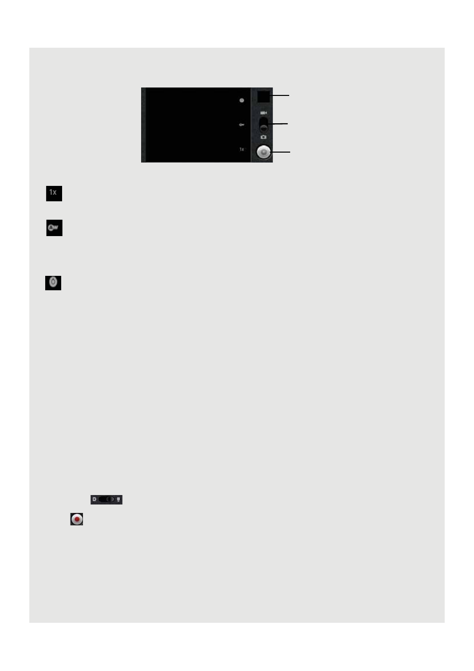 4 camera options 20.5 view photos, 6 record video | AEG Voxtel smart3 User Manual | Page 71 / 97