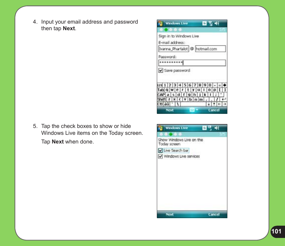 Asus P526 User Manual | Page 101 / 122