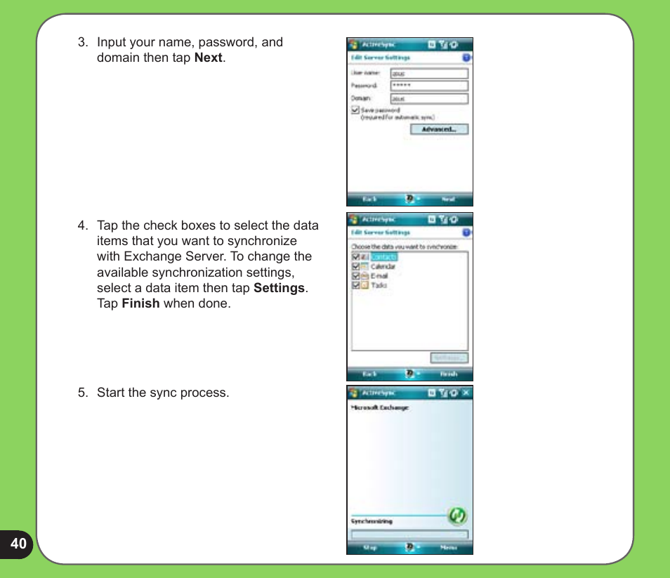 Asus P526 User Manual | Page 40 / 122