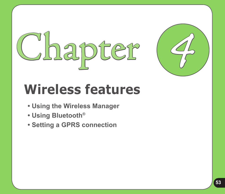 Chapter | Asus P526 User Manual | Page 53 / 122