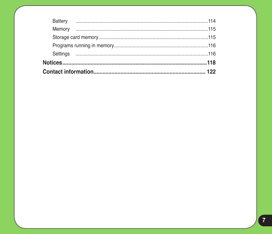 Asus P526 User Manual | Page 7 / 122