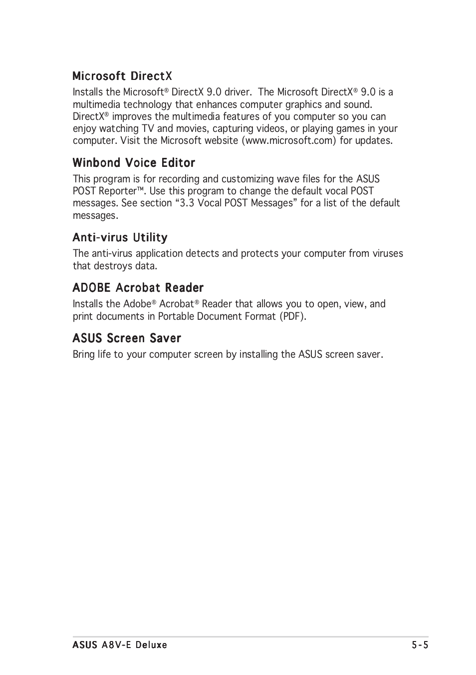 Asus A8V-E User Manual | Page 119 / 142
