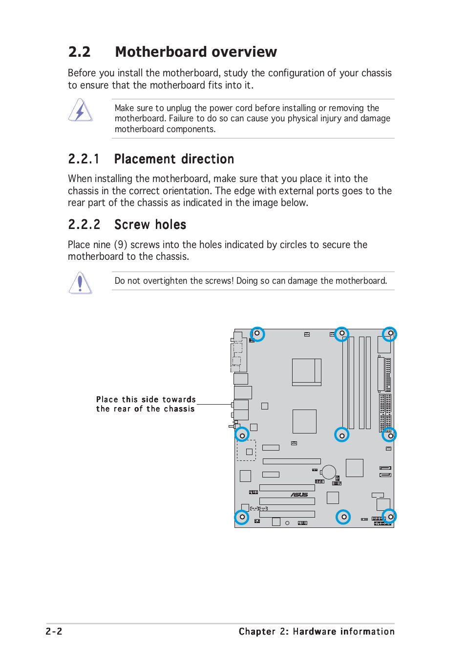 2 motherboard overview | Asus A8V-E User Manual | Page 26 / 142