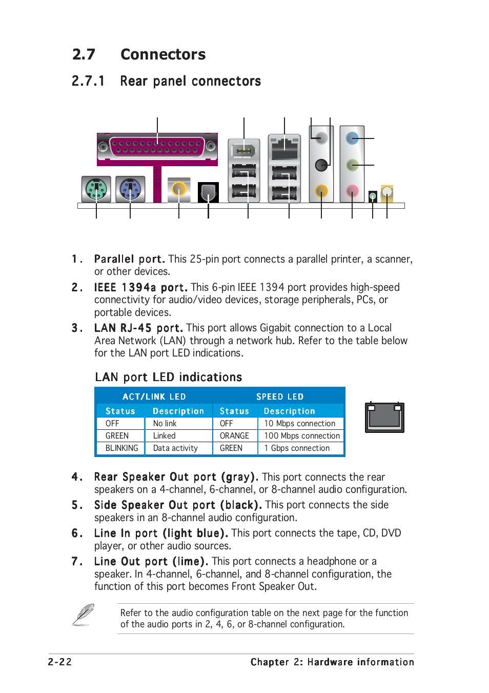 7 connectors | Asus A8V-E User Manual | Page 44 / 142