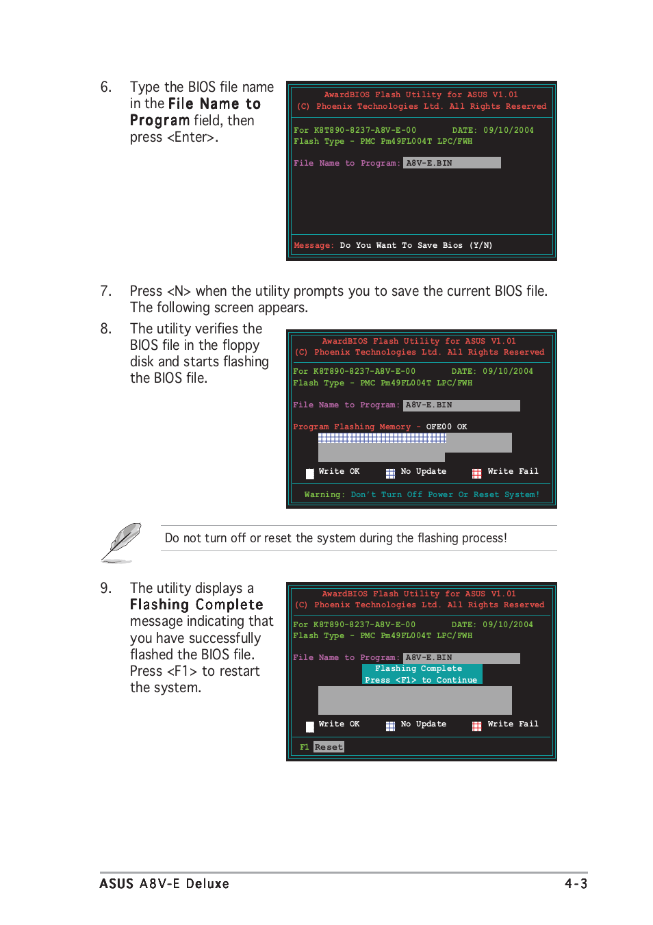 Asus A8V-E User Manual | Page 69 / 142