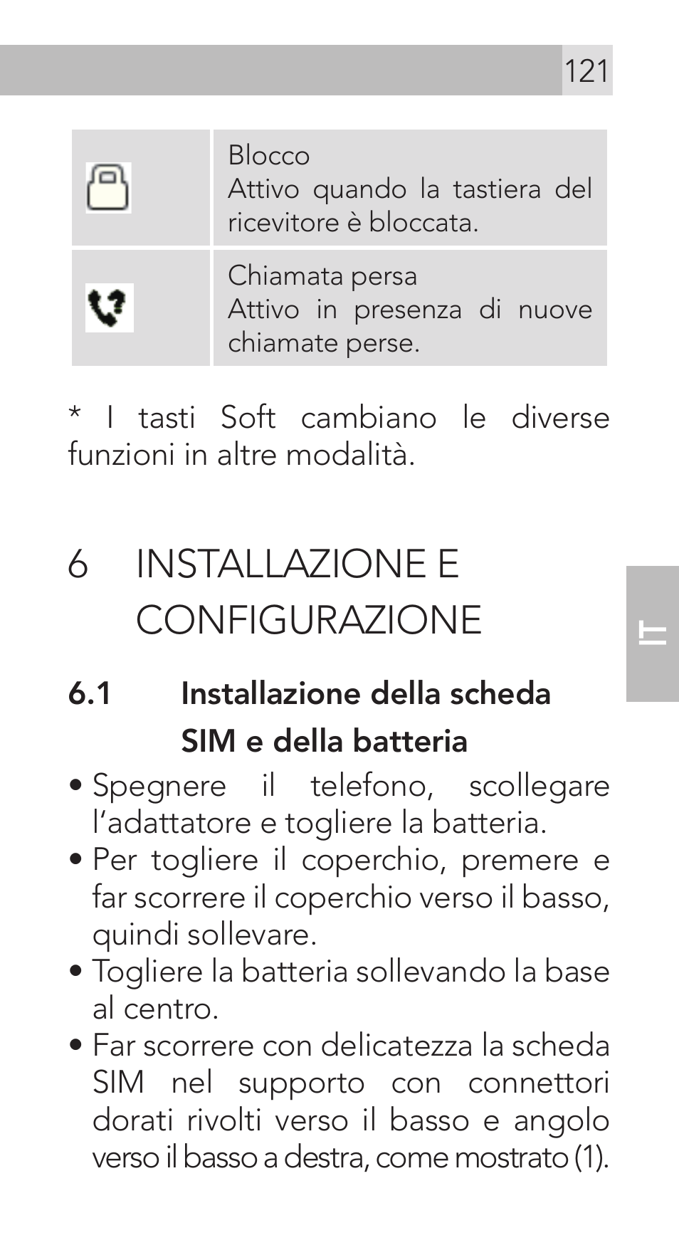 6 installazione e configurazione | AEG Voxtel M311 User Manual | Page 121 / 216