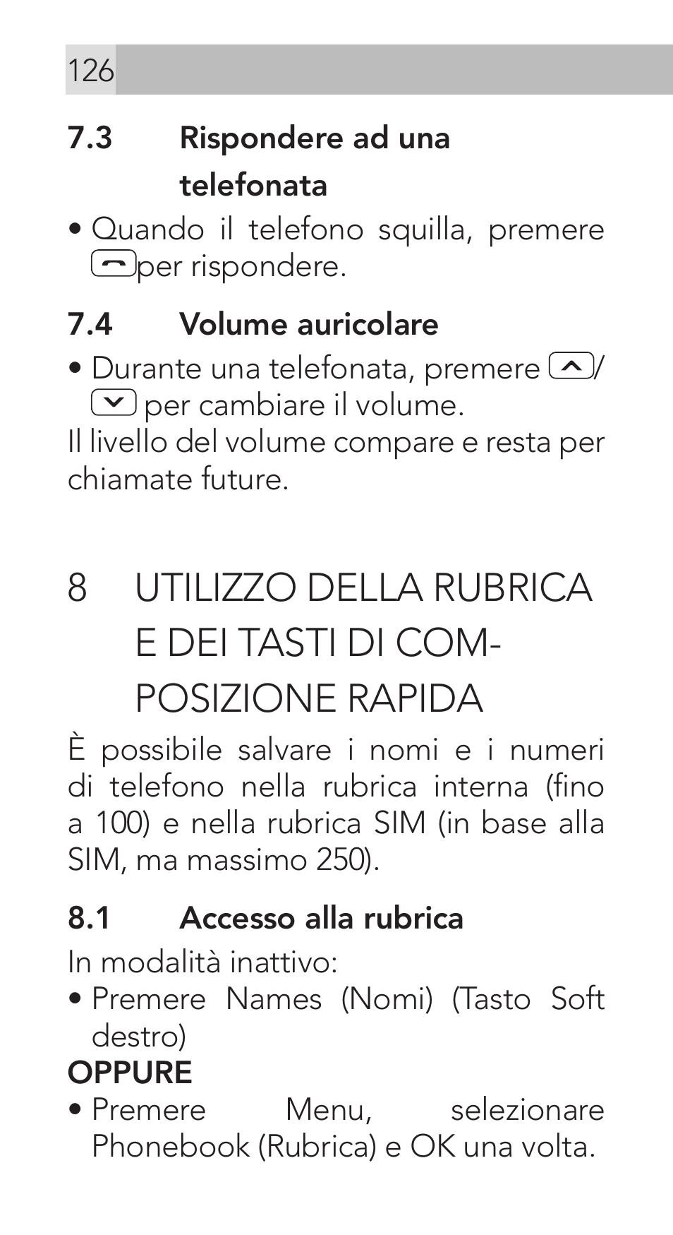 AEG Voxtel M311 User Manual | Page 126 / 216