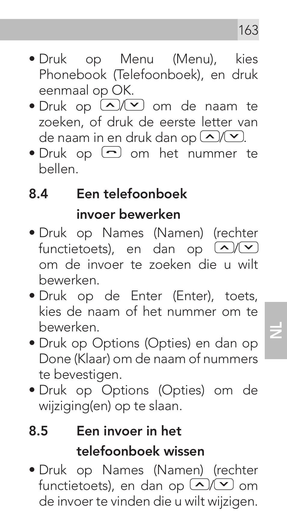 AEG Voxtel M311 User Manual | Page 163 / 216