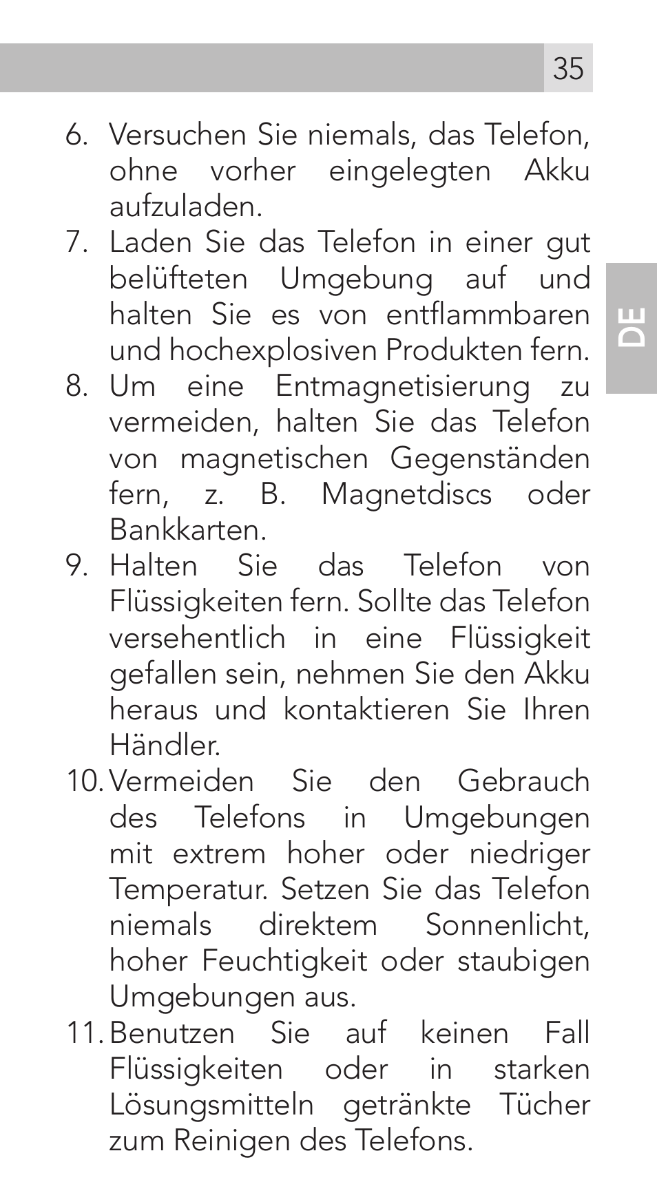 AEG Voxtel M311 User Manual | Page 35 / 216