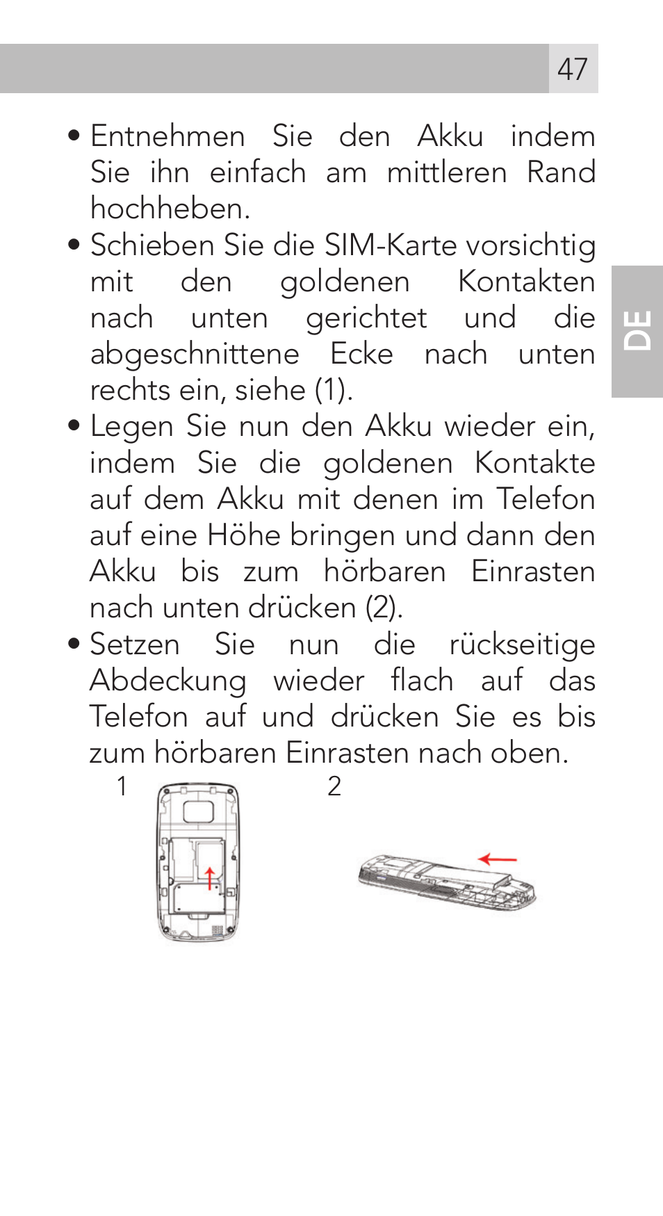 AEG Voxtel M311 User Manual | Page 47 / 216