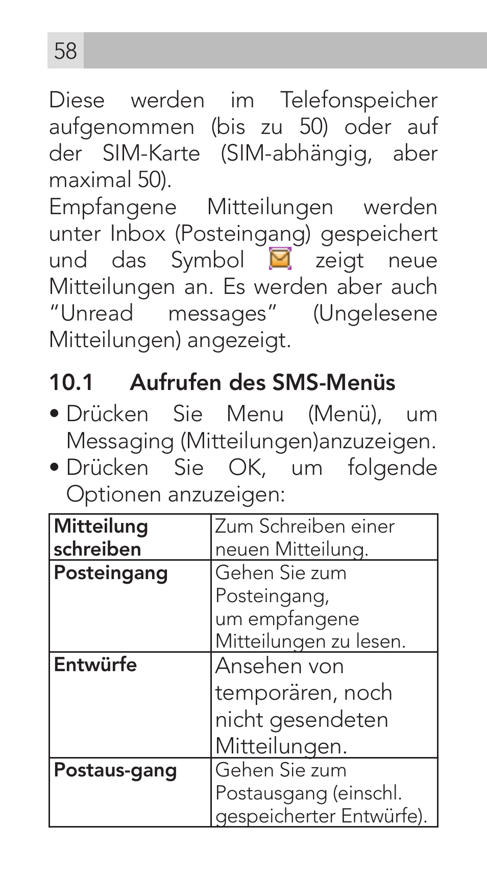 AEG Voxtel M311 User Manual | Page 58 / 216