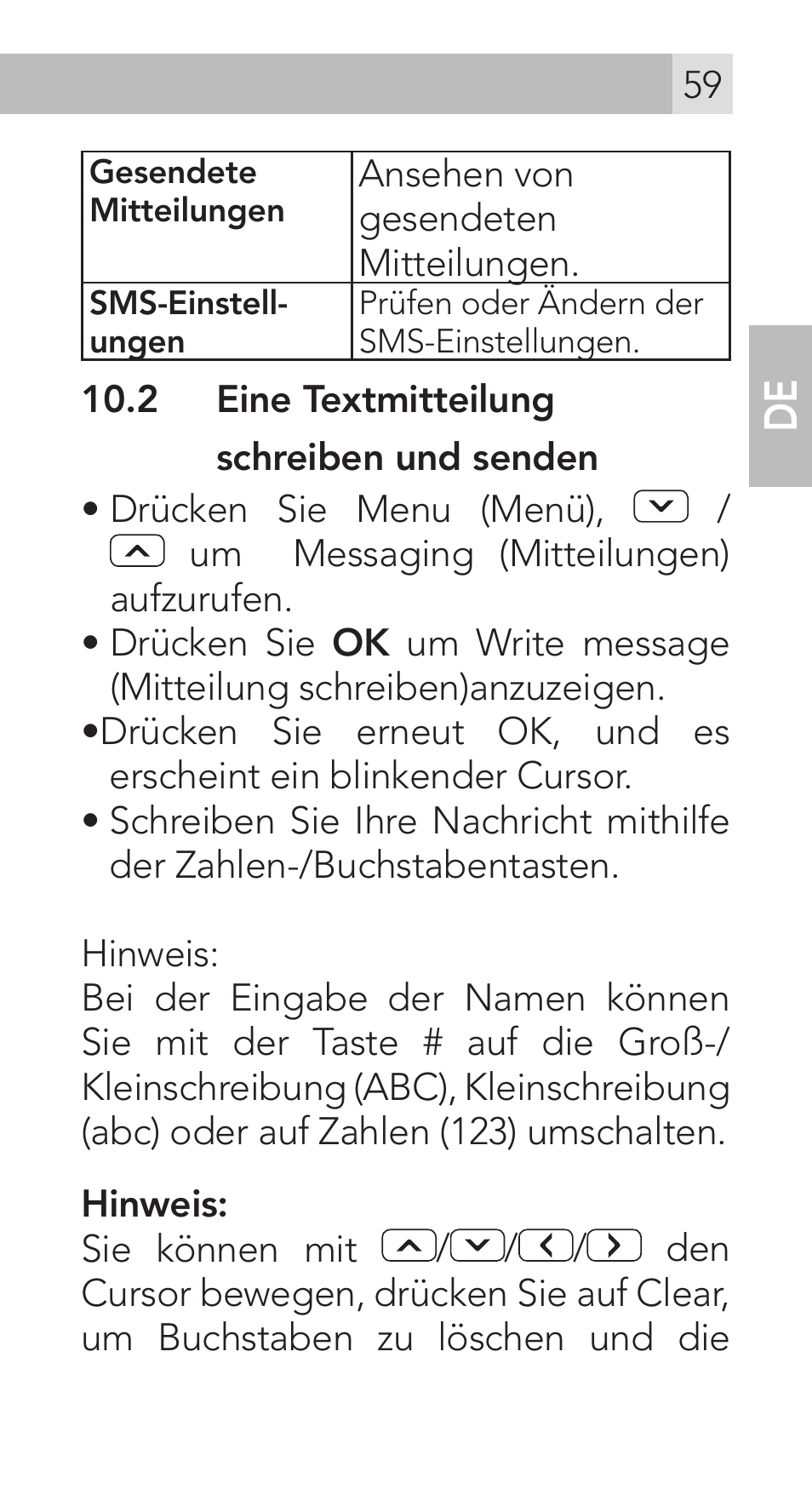 AEG Voxtel M311 User Manual | Page 59 / 216