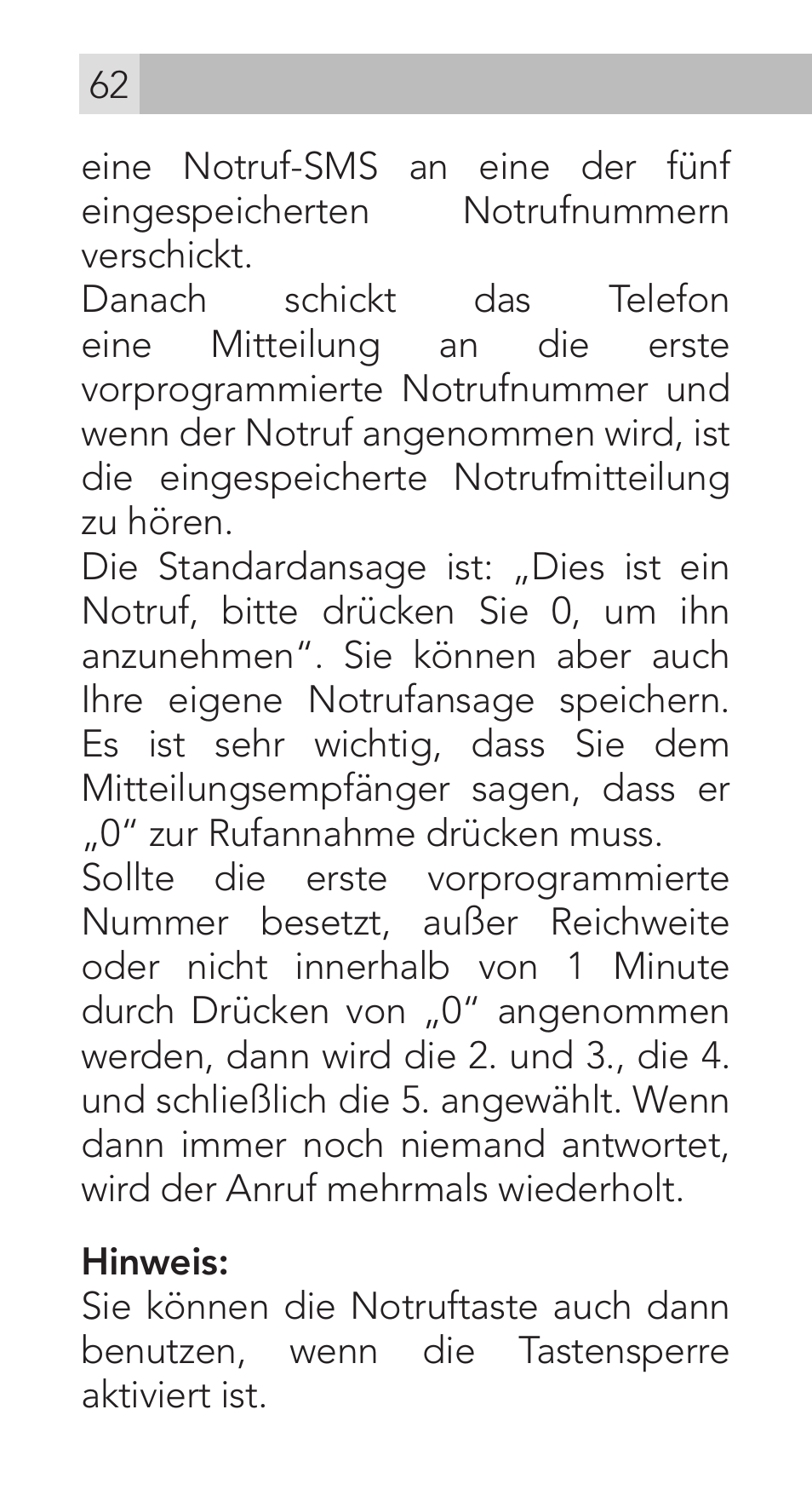 AEG Voxtel M311 User Manual | Page 62 / 216