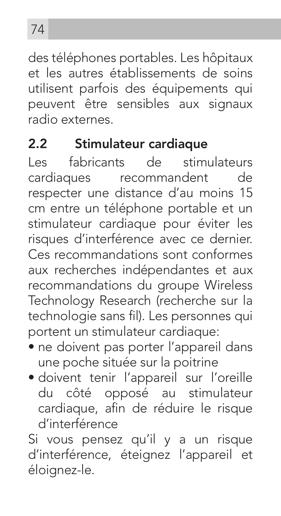 AEG Voxtel M311 User Manual | Page 74 / 216