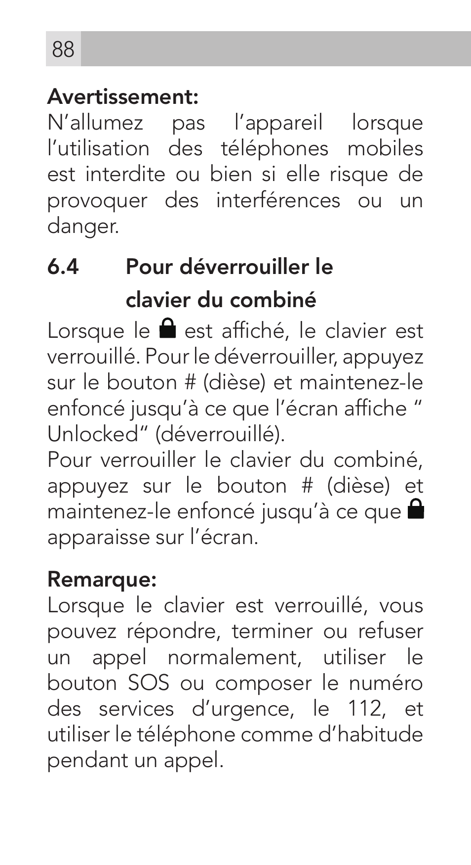 AEG Voxtel M311 User Manual | Page 88 / 216