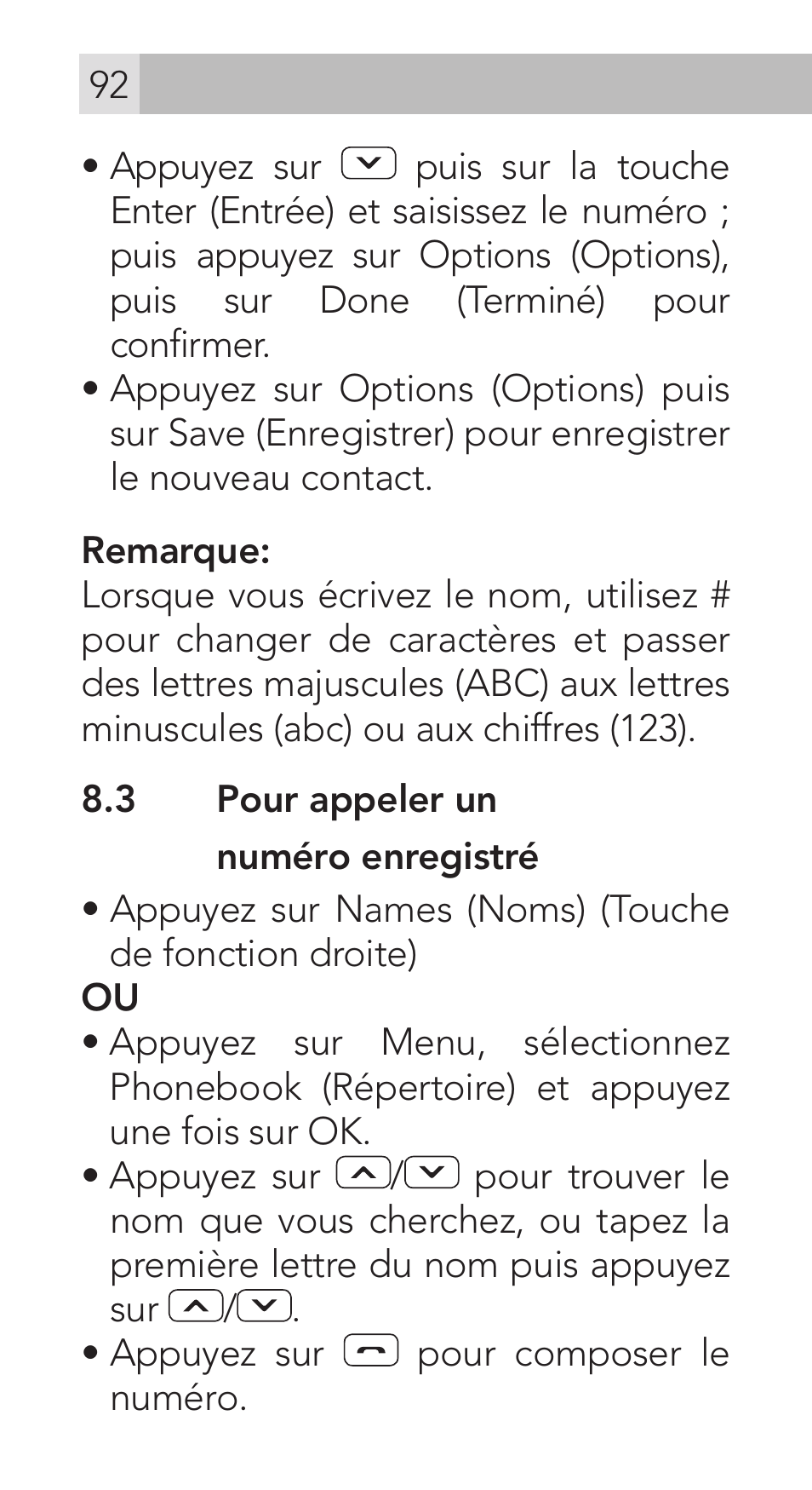 AEG Voxtel M311 User Manual | Page 92 / 216