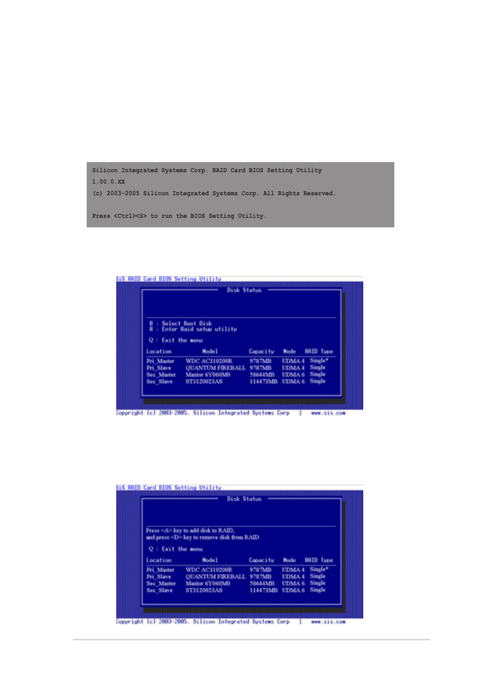 2 sis raid setting utility, Creating an array for performance | Asus DELUXE P4R800-V User Manual | Page 117 / 124