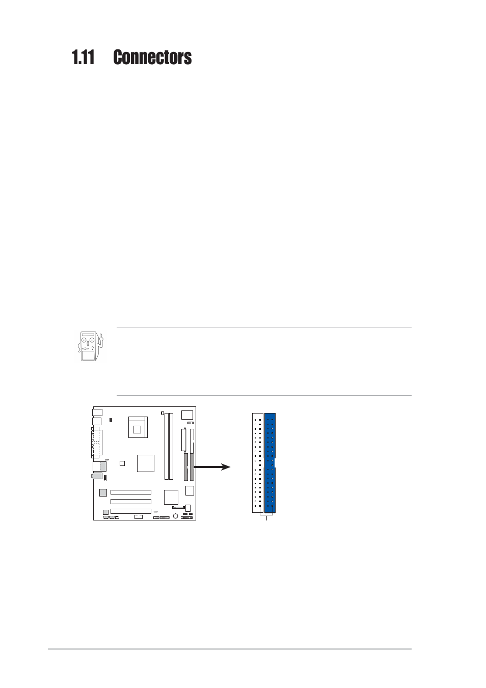 11 connectors | Asus P4BGV-MX User Manual | Page 22 / 60