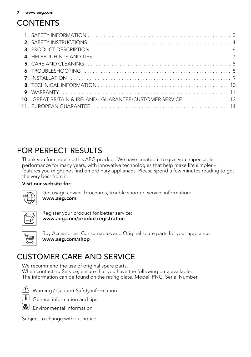 AEG HK614010MB User Manual | Page 2 / 20