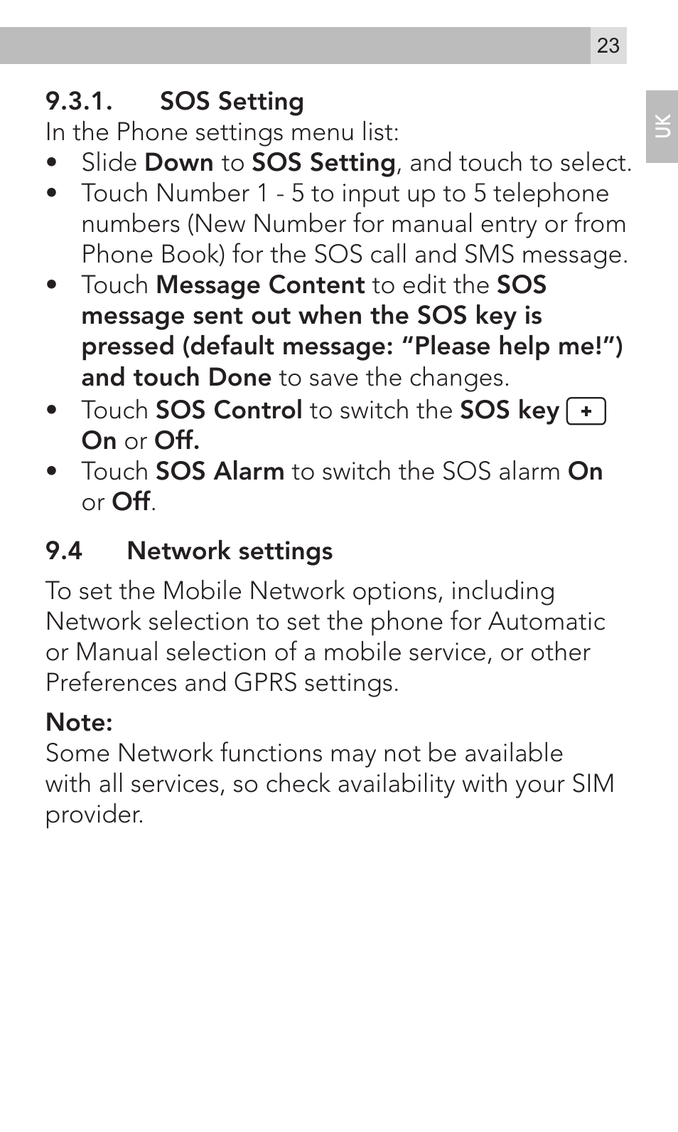 AEG Voxtel M800 User Manual | Page 23 / 48
