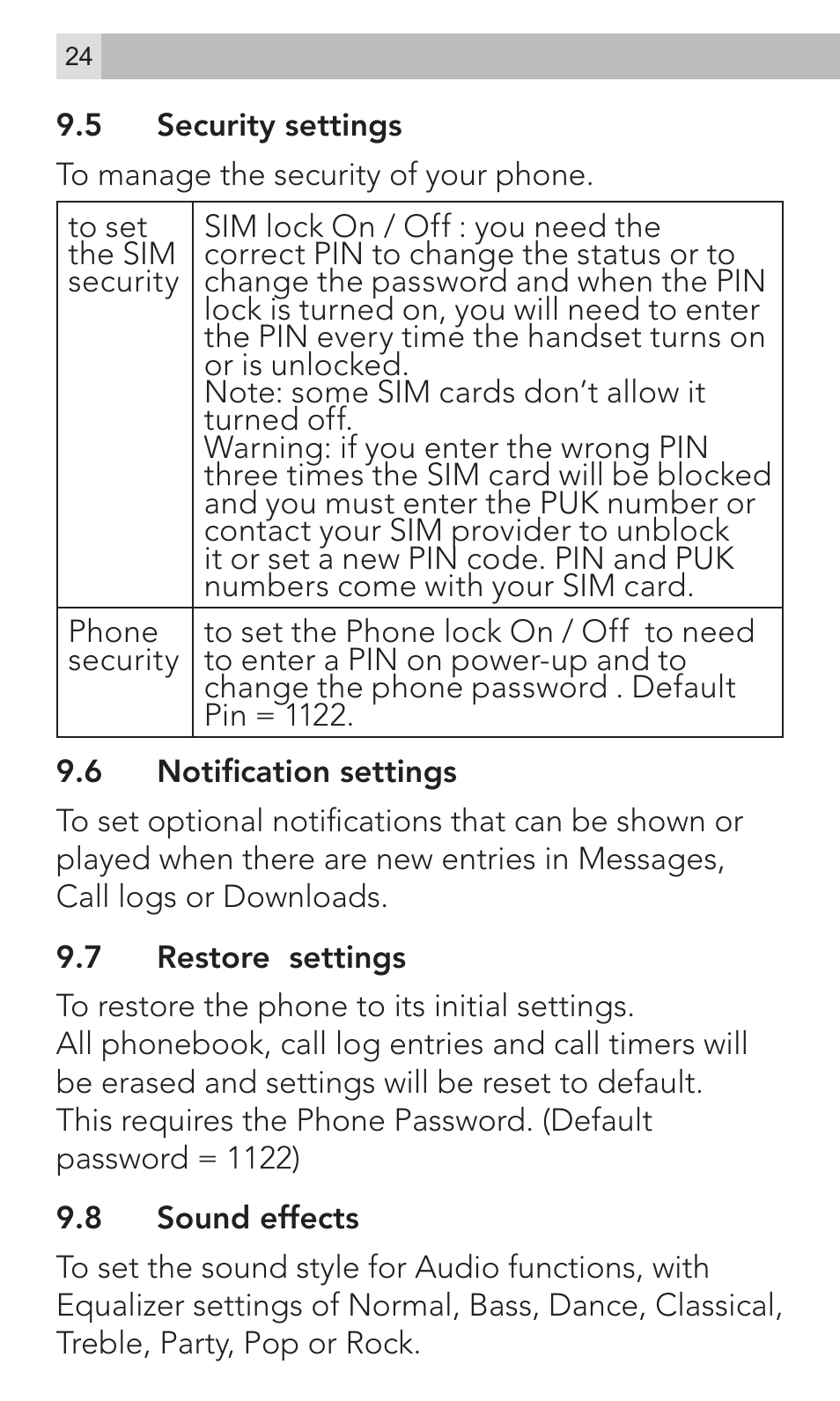 AEG Voxtel M800 User Manual | Page 24 / 48