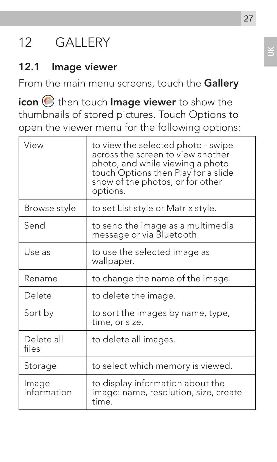 12 gallery | AEG Voxtel M800 User Manual | Page 27 / 48