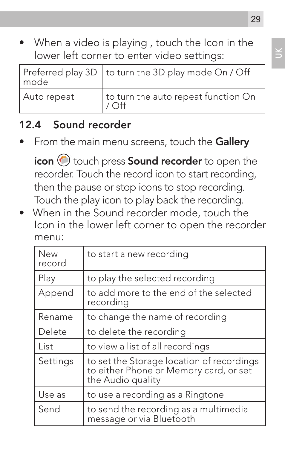 AEG Voxtel M800 User Manual | Page 29 / 48