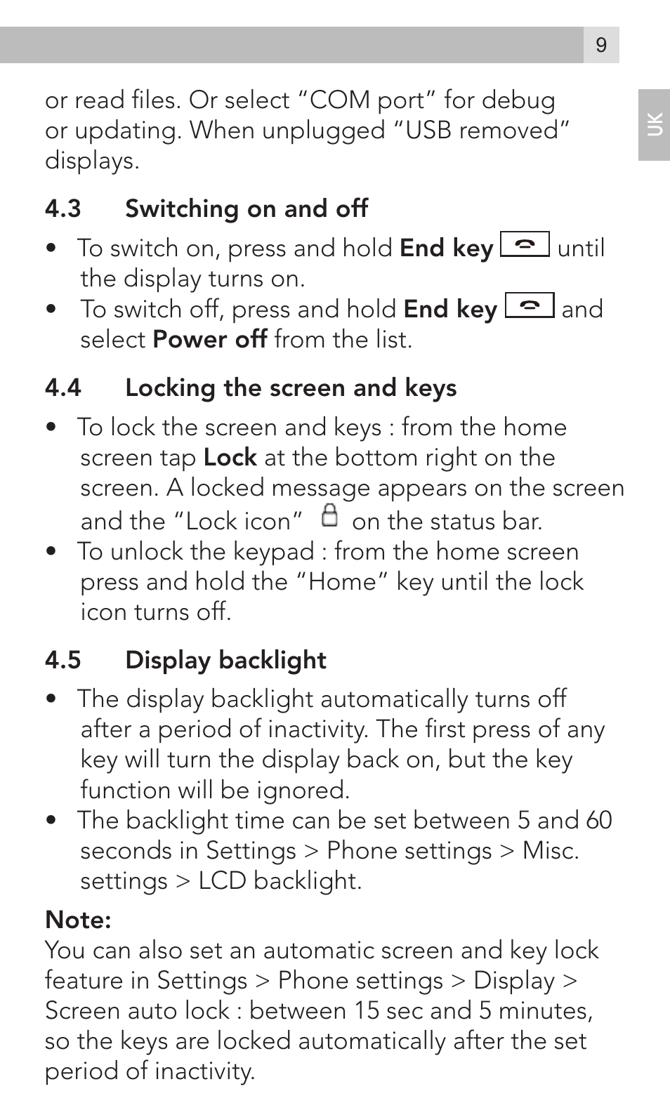 AEG Voxtel M800 User Manual | Page 9 / 48