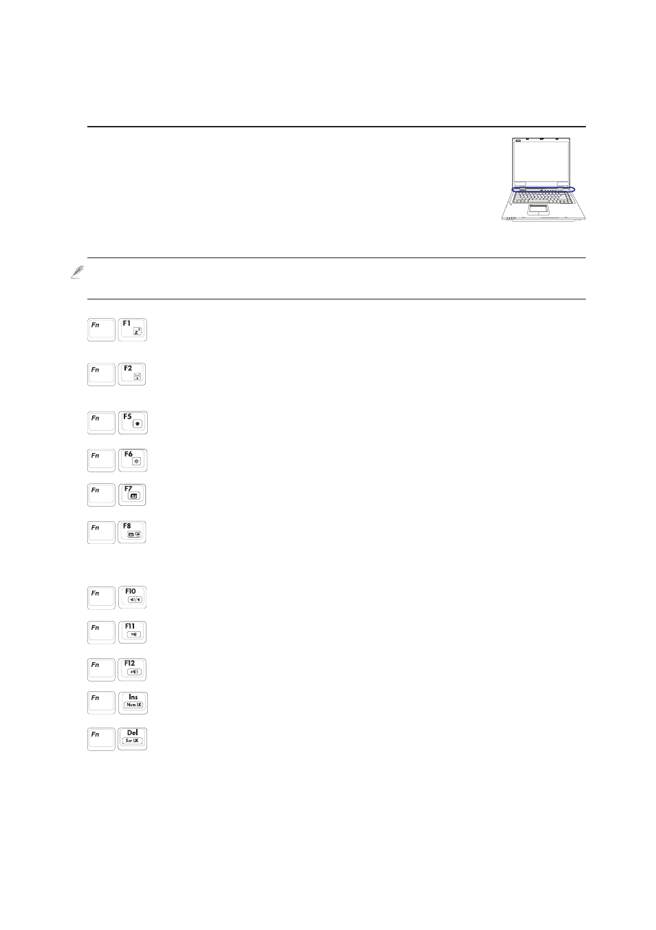 Special keyboard functions, Colored hot keys | Asus E1916 User Manual | Page 29 / 72