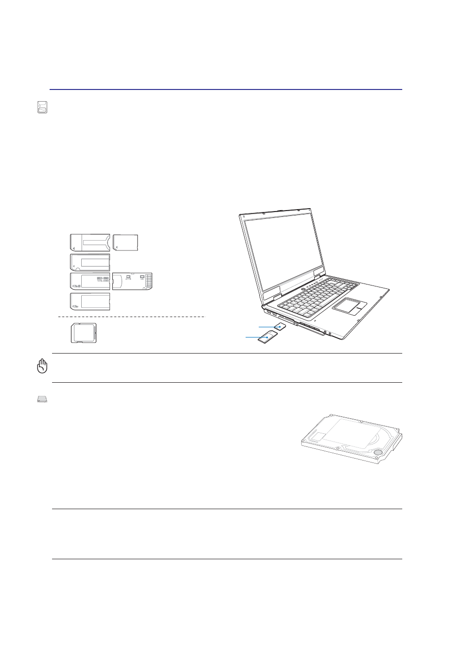 Hard disk drive | Asus E1916 User Manual | Page 44 / 72